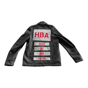 HBA Hood By Air Men's Velcro Logo Blazer Jacket Size Medium